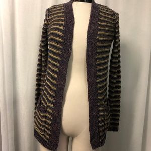 Lucky Brand Women's Cardigan Sweater Purple, Blue,